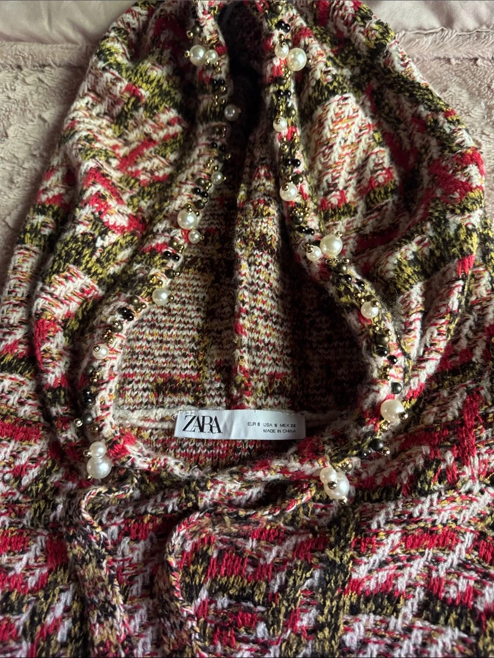 Zara multicolor bouclé
